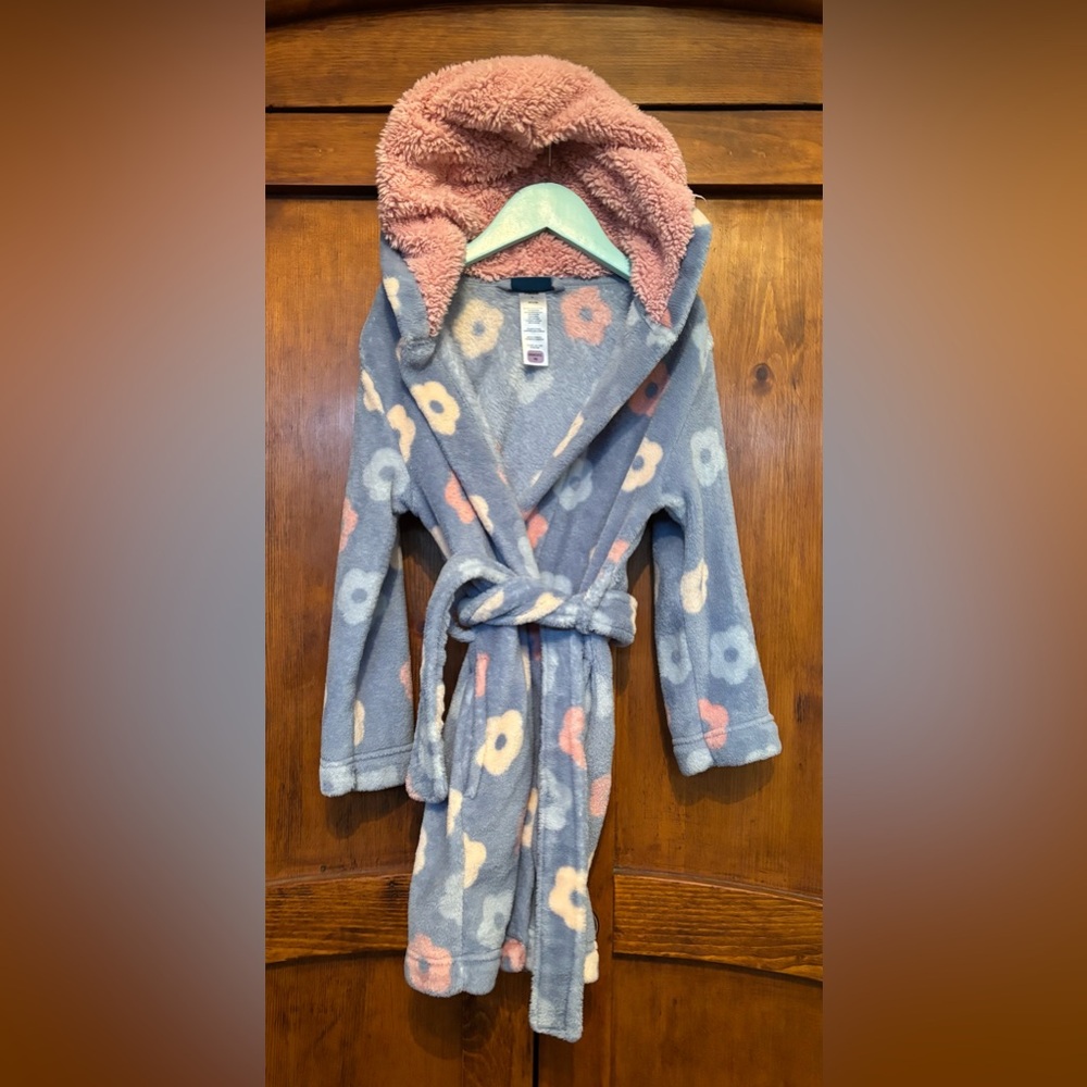 3 for$15 Pekkle Plush girls Floral Robe